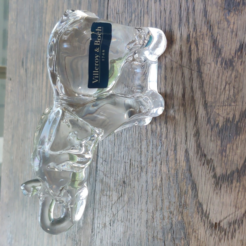 Villeroy & Boch Crystal Elephant Figurine/Paperweight